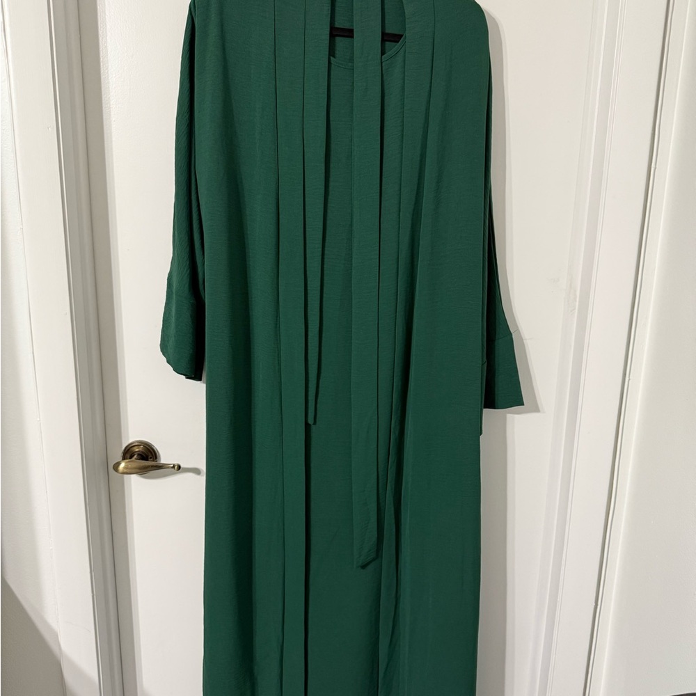 Elegant Green Maxi Dress